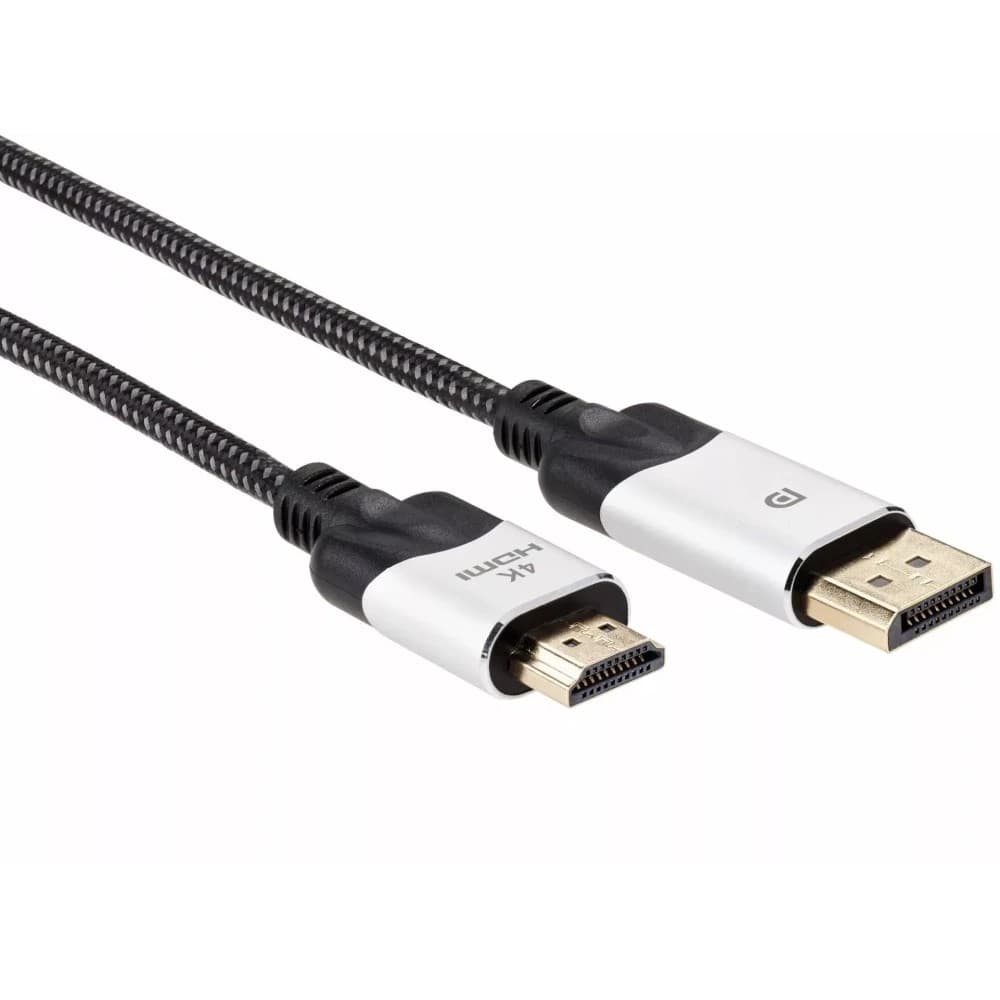 Кабель DisplayPort (M) - HDMI (M), 1.8м, VCOM CG608M-1.8M