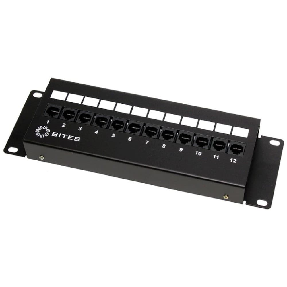 5bites Патч-панель PPU55-08W UTP / 5E / 12P / FRONT DUAL IDC / 2U / L=287MM / WALL