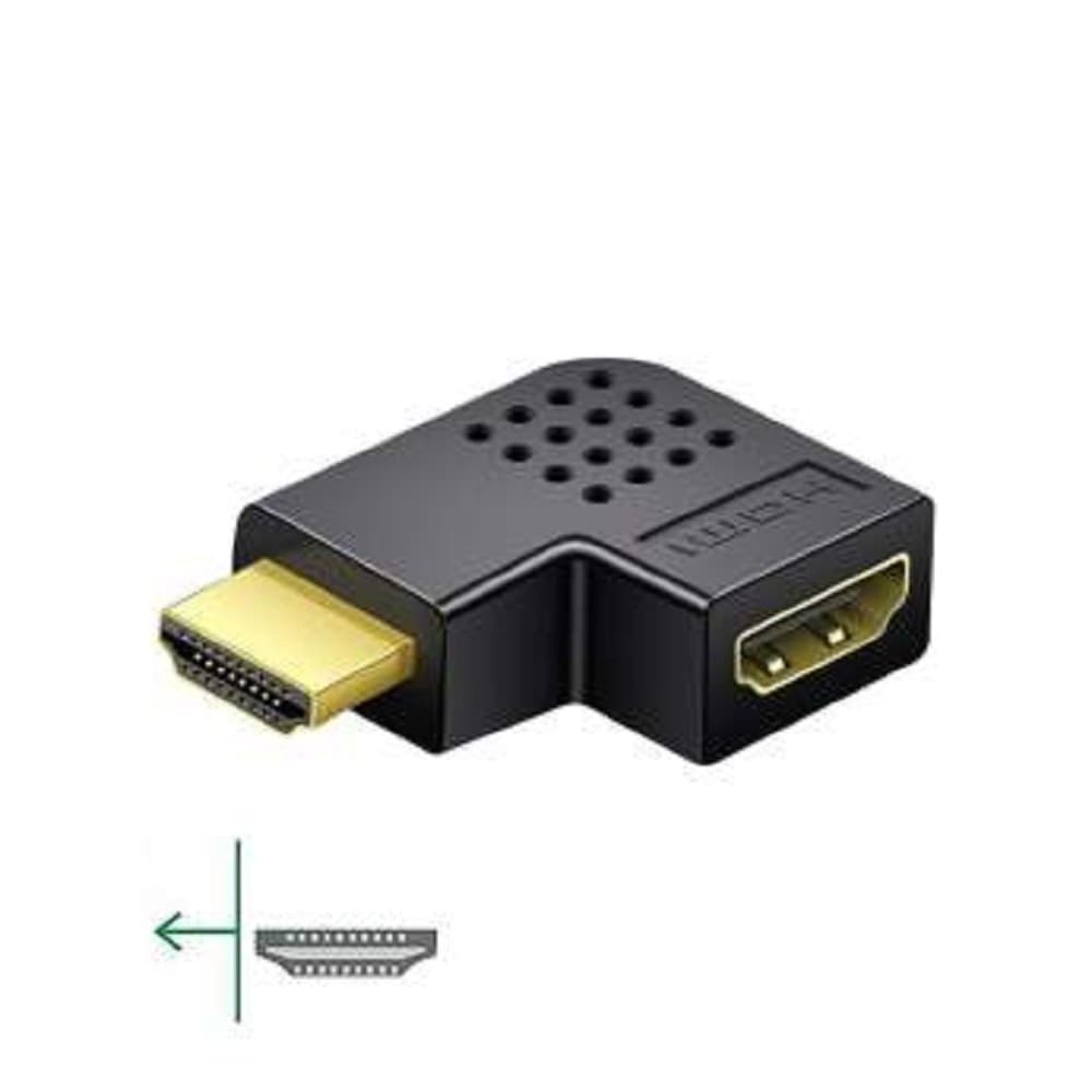 ORIENT C474 Переходник угловой HDMI M - HDMI F, поворот влево