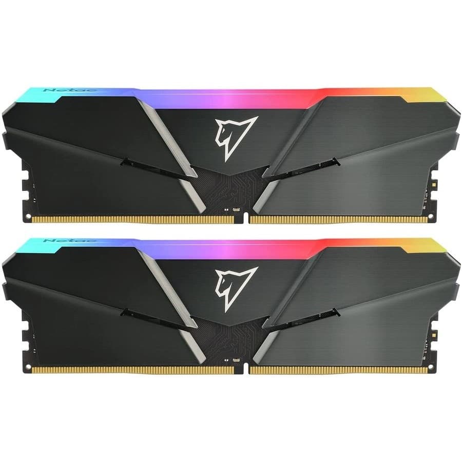 Память DDR4 2x8Gb 3600MHz Netac NTSRD4P36DP-16E Shadow RGB RTL PC4-28800 CL18 DIMM 288-pin 1.35В