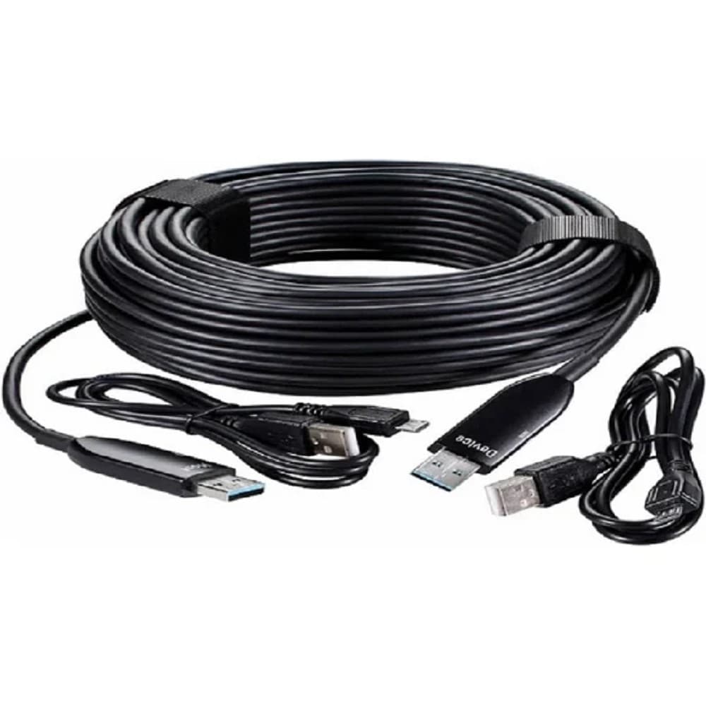 VCOM D3762-10.0 Активный оптический кабель VCOM USB AM to AM 10м