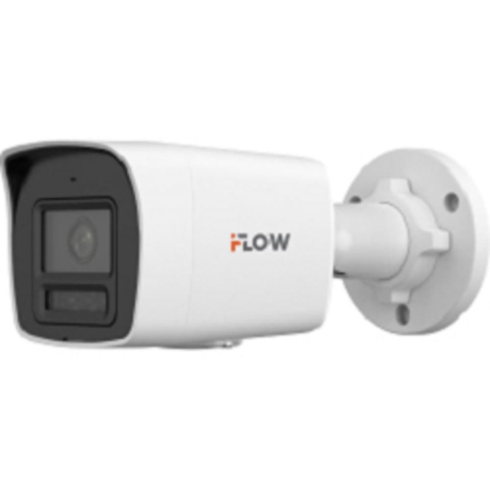 iFLOW F-IC-1146CM(2.8mm) Eco 4Мп уличная цилиндрическая IP-камера с гибридной Smart-подсветкой до 30м и технологией BrightVu