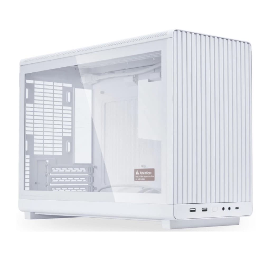 Lian Li Корпус A3-mATX TG White / Tempered Glass Edition / Bottom Dust Filter / G99.A3W.10R