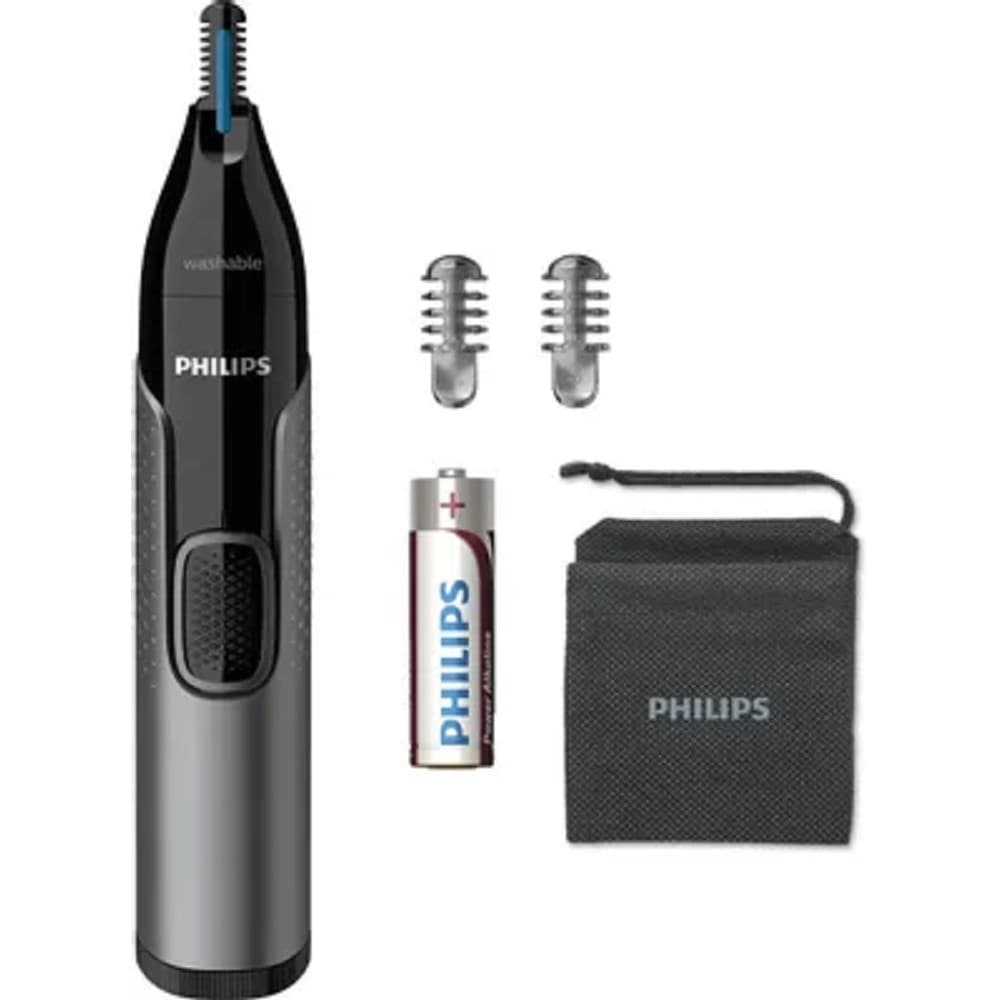 PHILIPS NT3650/16 Триммер ,2насадки, черный/серый