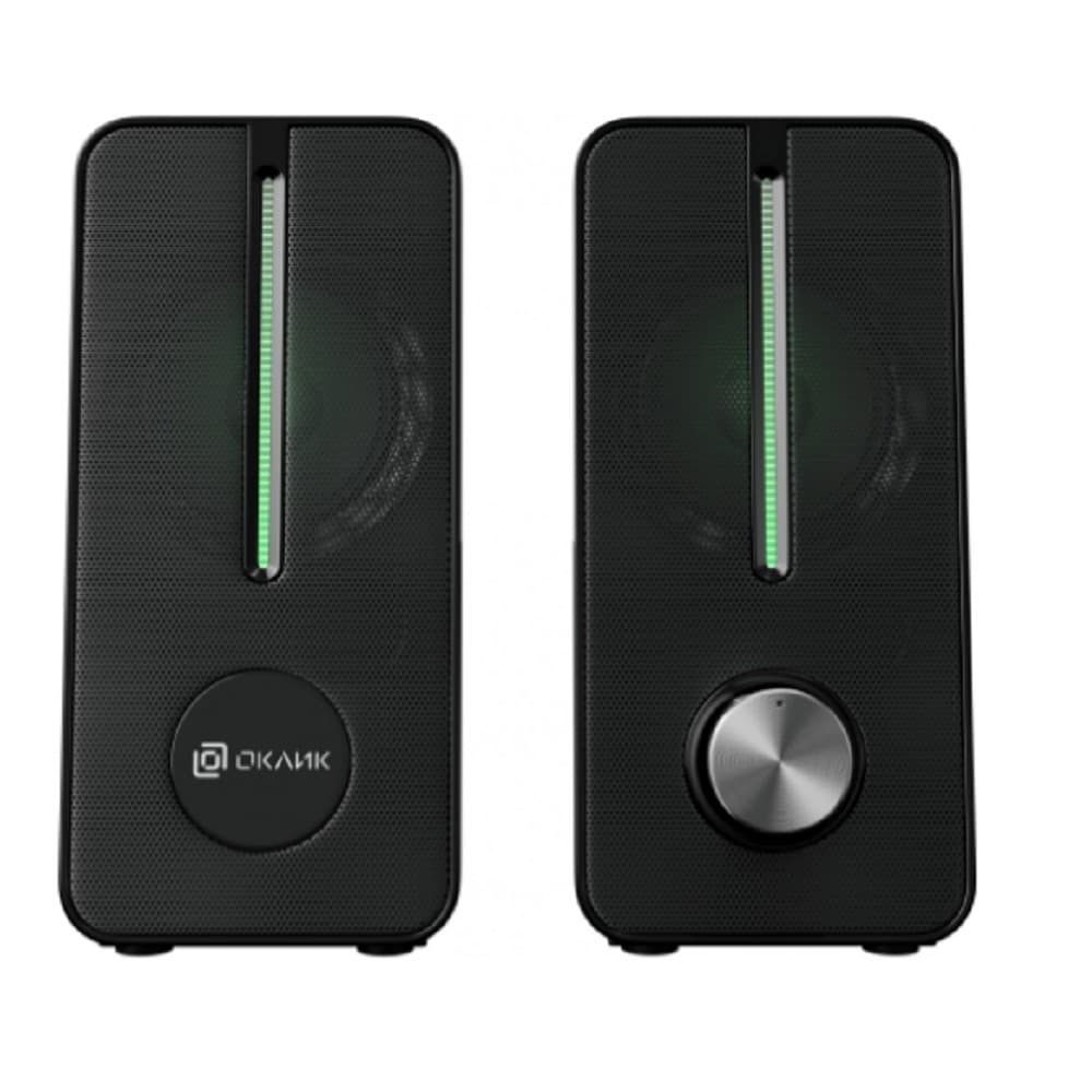 Oklick OK-120U 2.0 черный 6Вт
