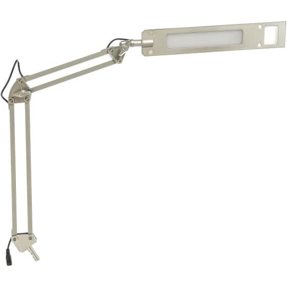 Camelion KD-821 C03 серебро LED (Св-к наст.,8 Вт, 230В, 2 ур.ярк,350лм, струбцина)