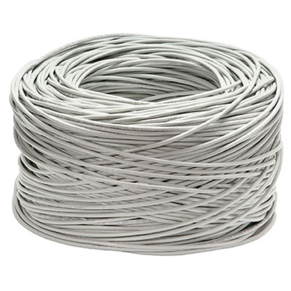 Cabeus FTP-4P-Cat.5e-SOLID-LSZH-GY Кабель витая пара экранированная FTP (F/UTP), категория 5e, 4 пары (24 AWG), одножильный, серый, экран - фольга, LSZH, нг(А)-HF