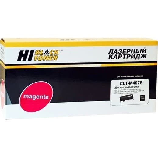 Hi-Black CLT-M407S Картридж для Samsung CLP320/320N/CLX-3185/3185N/FN M с чипом