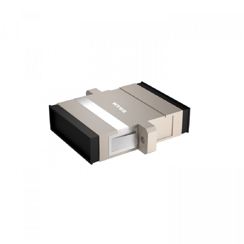 NTSS Адаптер оптический NTSS дуплекс SC mm (слоновая кость) NTSS.2SC/PC/MM-S