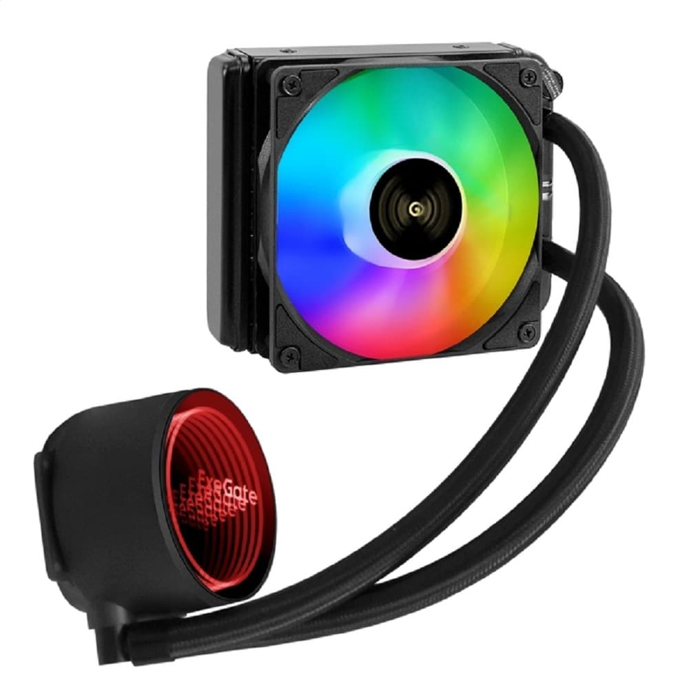 Система жидкостного охлаждения ExeGate BlackWater-120V3.PWM.RGB