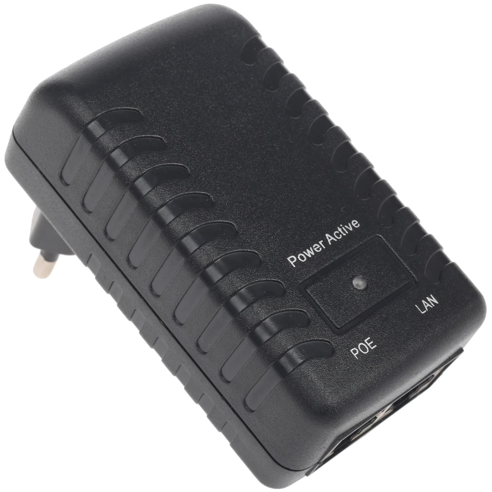 ORIENT SAP-48POE, PoE инжектор питания 24 Вт, AC 100-240V/ DC 48V, 0.5A, вход: RJ45 LAN 10/100, выход: RJ45 PoE тип B (4/5+,7/, совместим с оборудованием PoE IEEE 802.3af, уст.в розетку