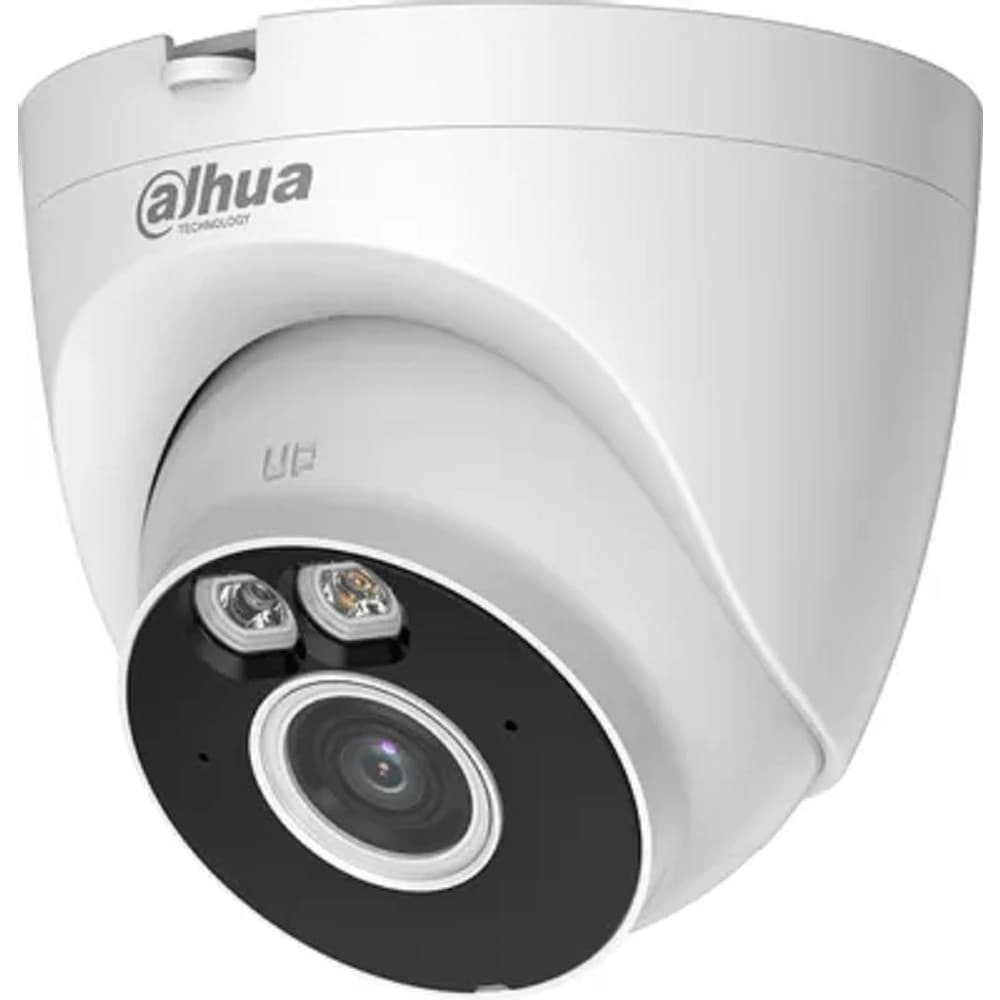 DAHUA DH-IPC-T5AP-PV-0280B Уличная купольная IP-видеокамера 5Мп; 1/2.7” CMOS; объектив 2.8мм ИК 30м и LED 30м и Wi-Fi IP67; металл, пластик; Wi-Fi 2.4ГГц