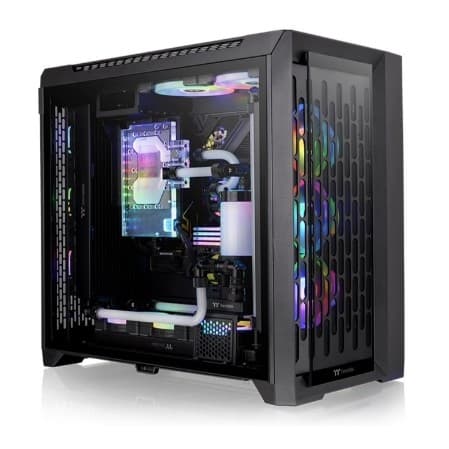 Корпус Thermaltake CTE C750 TG ARGB черный без БП ATX 3x140mm 4xUSB3.0 1xUSB3.1 audio bott PSU