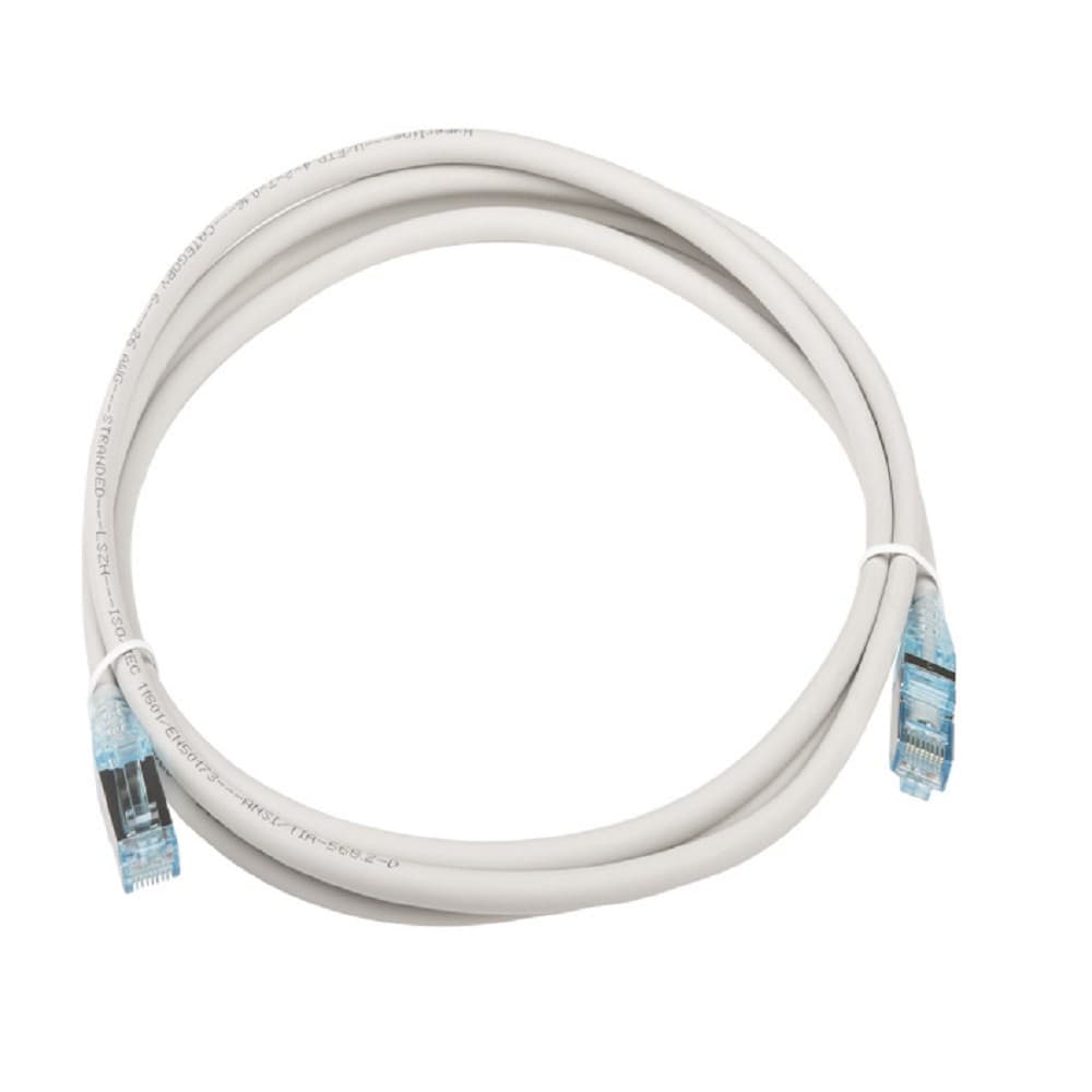 Hyperline PC-LPM-STP-RJ45-RJ45-C6-2M-LSZH-GY Патч-корд F/UTP, экранированный, Cat.6, LSZH, 2 м, серый