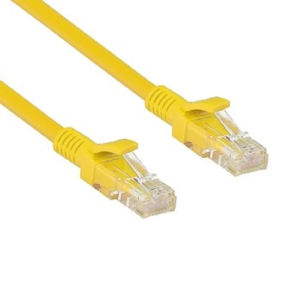 Exegate EX282031RUS Патч-корд UTP-RJ45-RJ45-5e-5M-YL, UTP, cat.5e, 5м, желтый