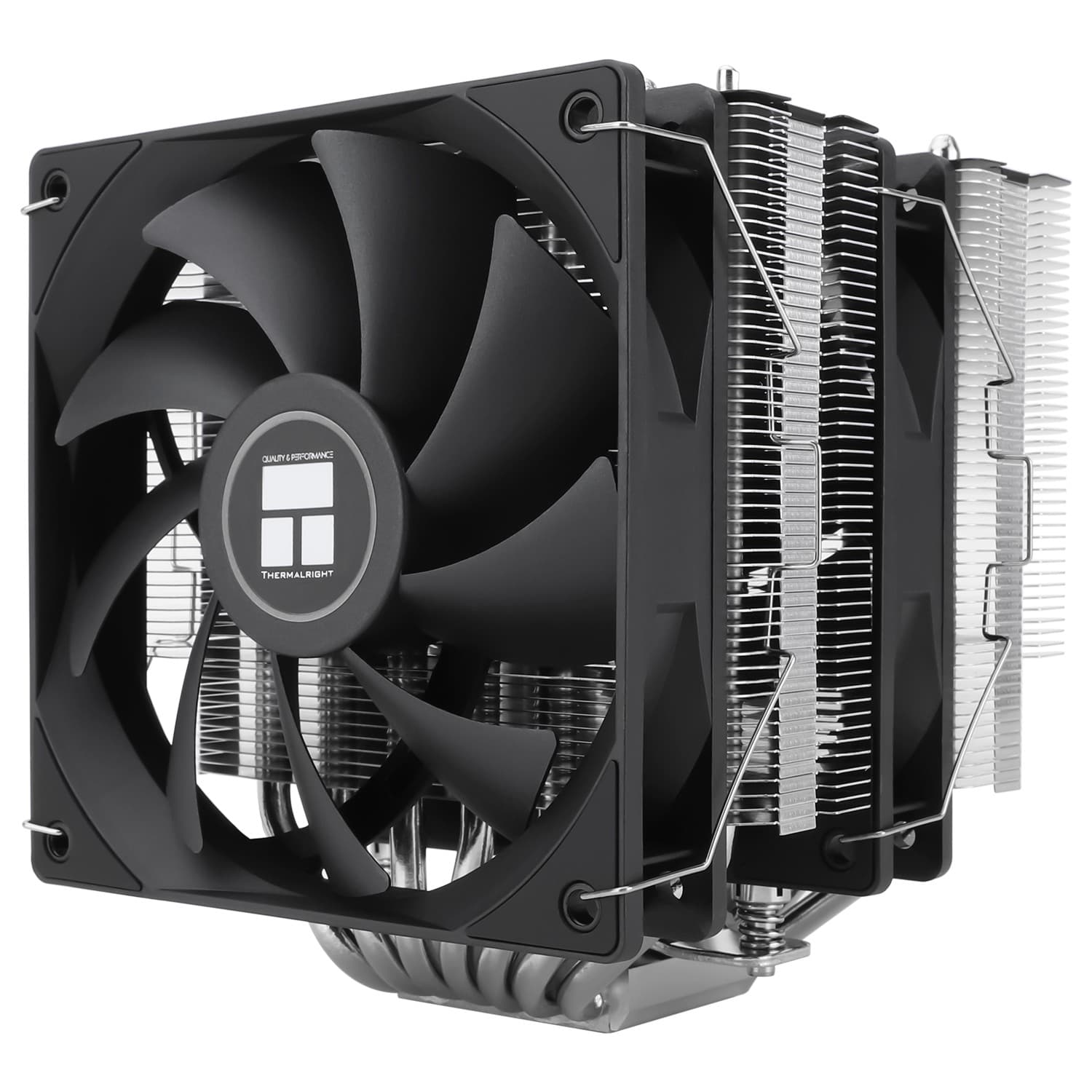 Thermalright Кулер Phantom Spirit 120 SE LGA115X/1200/1700/AM4/AM5 (Dual Tower, 2x120mm PWM Fan, медное основание, 7 тепл. трубок 6мм) / TRPS120SE