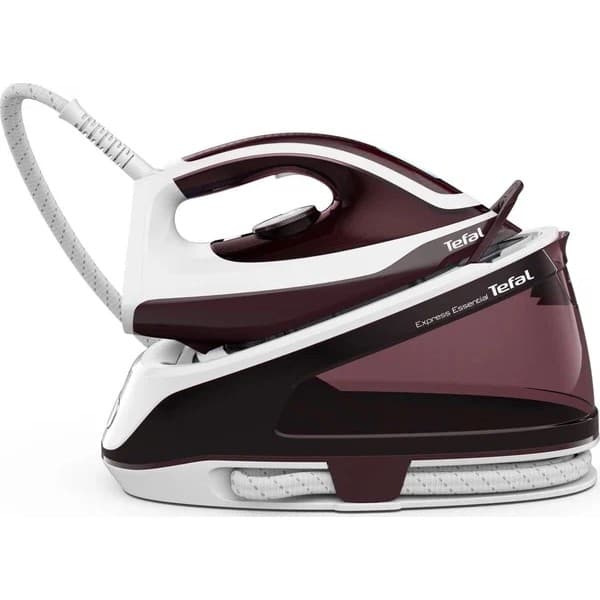 Парогенератор, TEFAL, SV6120E0, Мощность 2200 Вт, Давление пара 5,5 бар, Паровой удар 320 г/мин, Подача пара 120 г/мин, Резервуар для воды 1,4 л, Вишневый