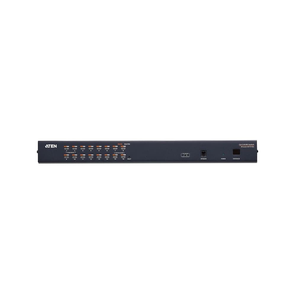 16-портовый КВМ-коммутатор высокой плотности с кабелем Cat 5 KH1516A/KH1516A-AX-G/ 16 Port Cat 5 High Density KVM SW W/POWER