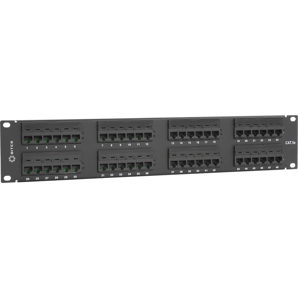 5bites Патч-панель PPU55-02 UTP / 5E / 48P / KRONE / 110 / DUAL IDC / 2U / 19"
