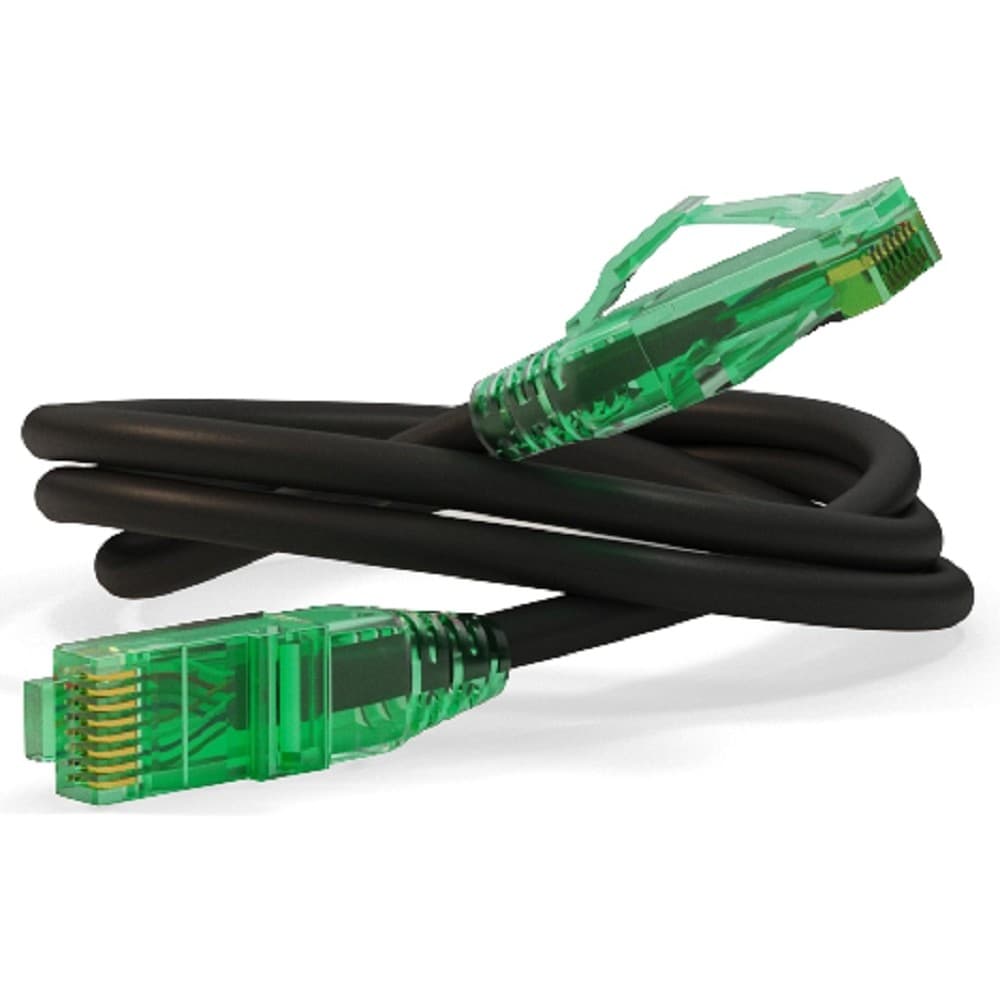 Кабельная сборка Hyperline PC-LPM-UTP-RJ45-RJ45-C6A-3M-LSZH-BK Патч-корд U/UTP, Cat.6a (100% Fluke Component Tested), 10G, LSZH, 3м, черный
