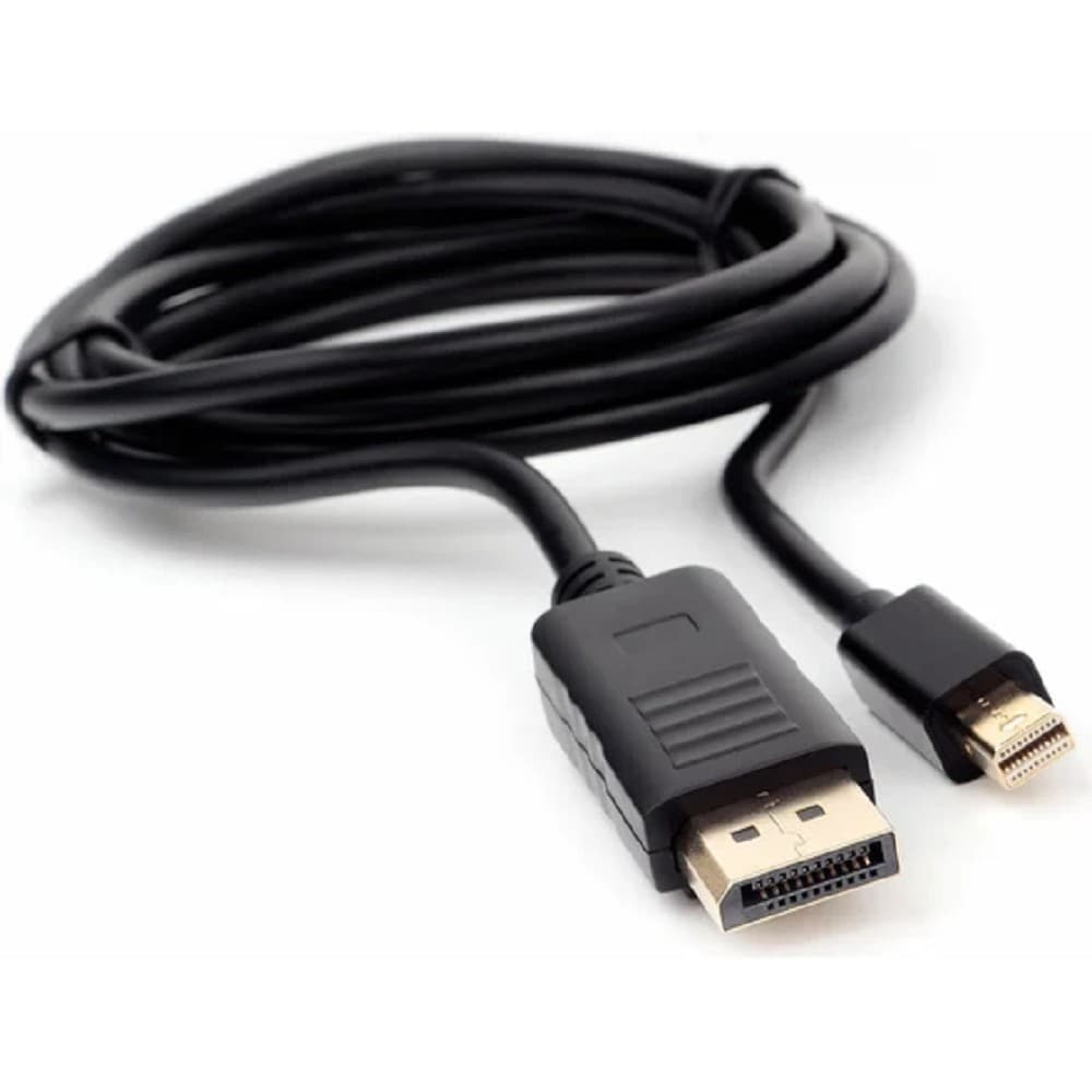 Cablexpert CCP-mDP2-6 Кабель miniDP<->DP , 20M/20M, v.1.2, 4K, 1.8м, черный, позол.разъемы, пакет