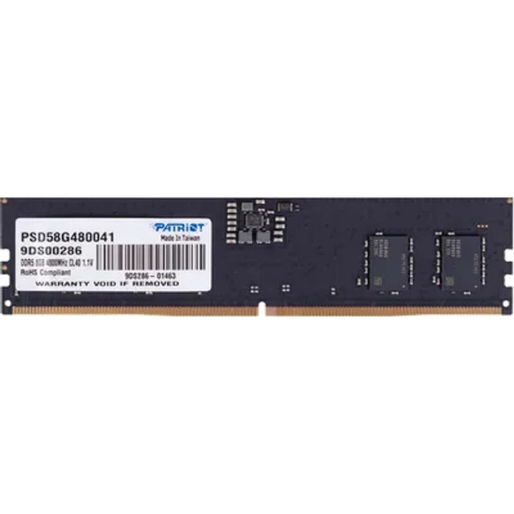 Patriot DDR5 DIMM 8GB 4800 MT/s CL40 PSD58G480041