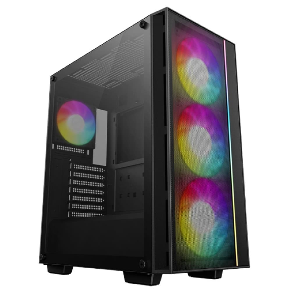 Deepcool MATREXX 55 MESH V4 Black (ATX, ARGB, без БП, 2xUSB3.2 Type-A) (R-MATREXX55-BKAGA4-G-4)