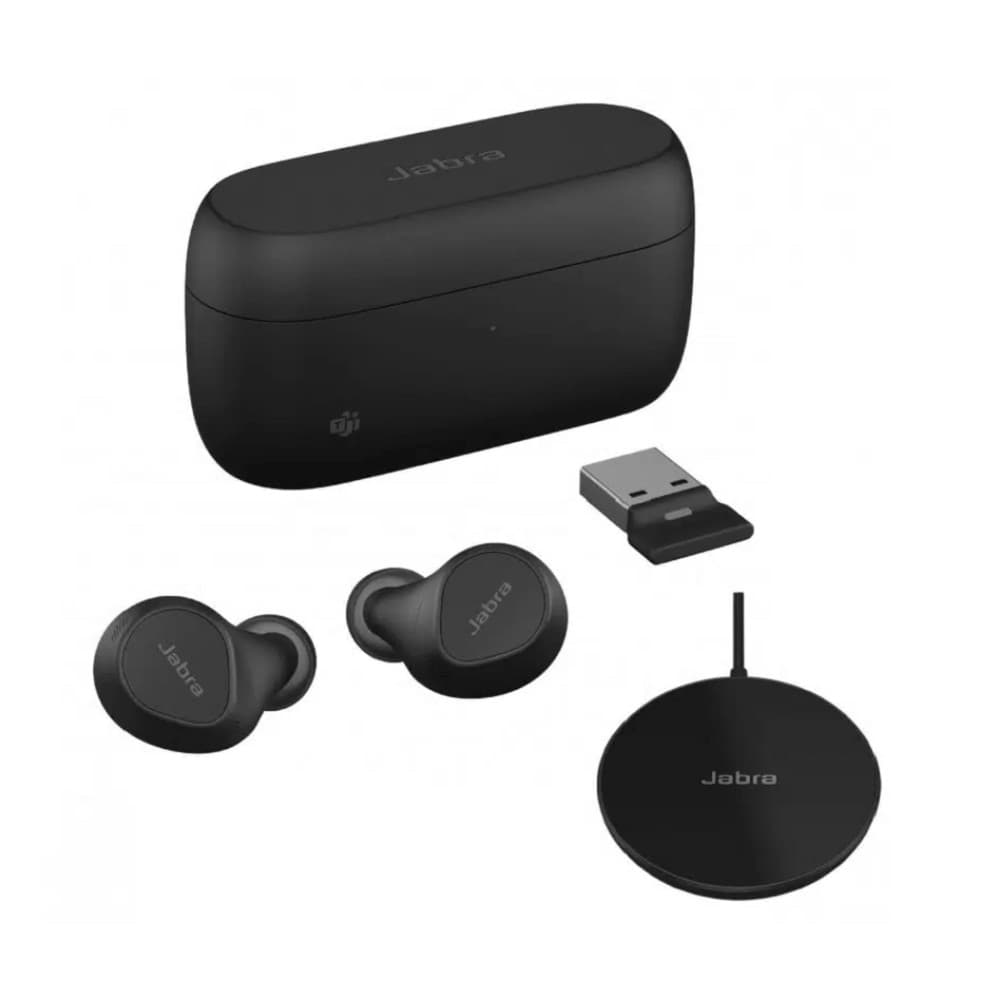 Наушники с микрофоном Jabra Evolve 2 Buds черный внутриканальные BT в ушной раковине (20797-999-989)