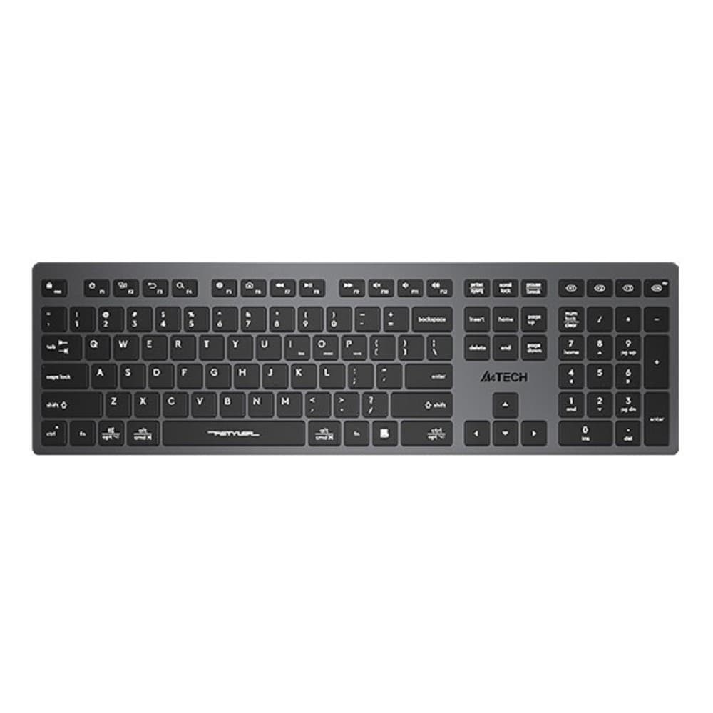 Клавиатура A4Tech Fstyler FBX50C серый USB беспроводная BT/Radio slim Multimedia (FBX50C GREY)