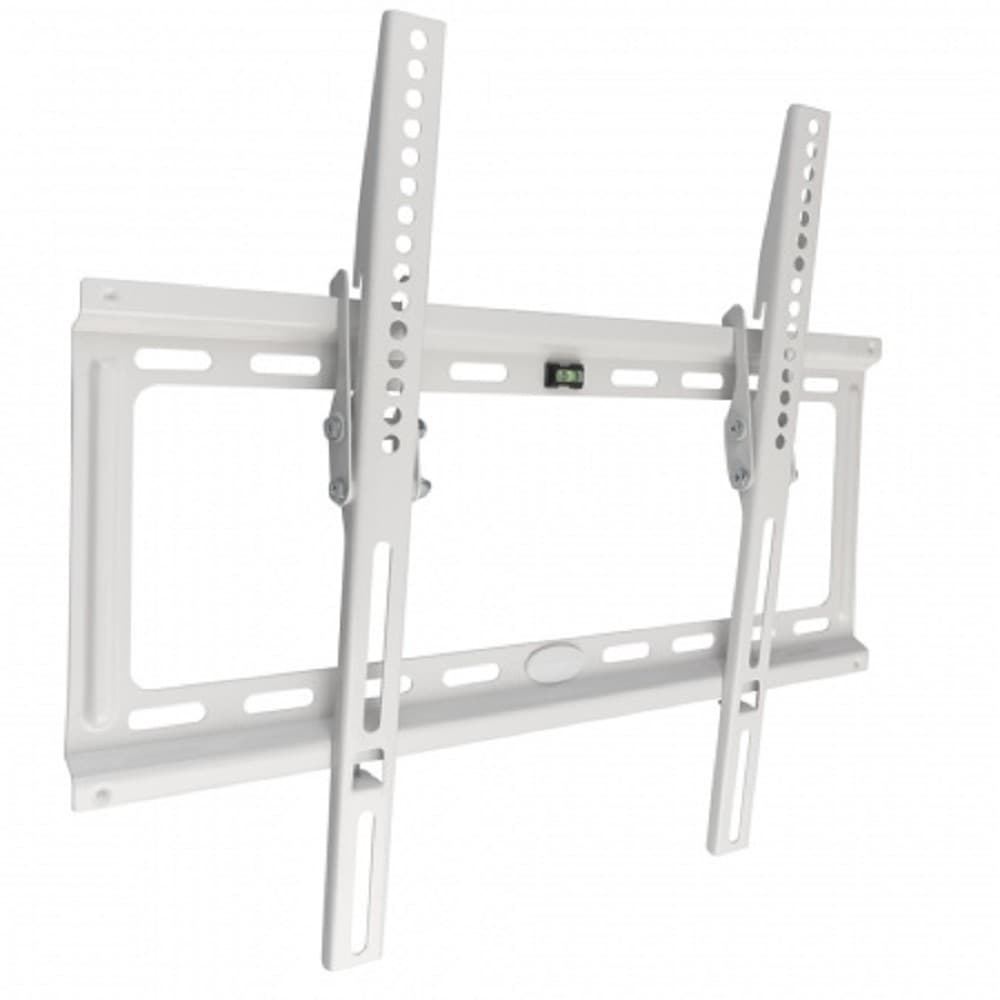Kromax IDEAL-4 new white, наст. для TV 22"-65", max 50 кг, 1 ст св., нак. 0°-10°, от ст. 23 мм, max VESA 400x400 мм.