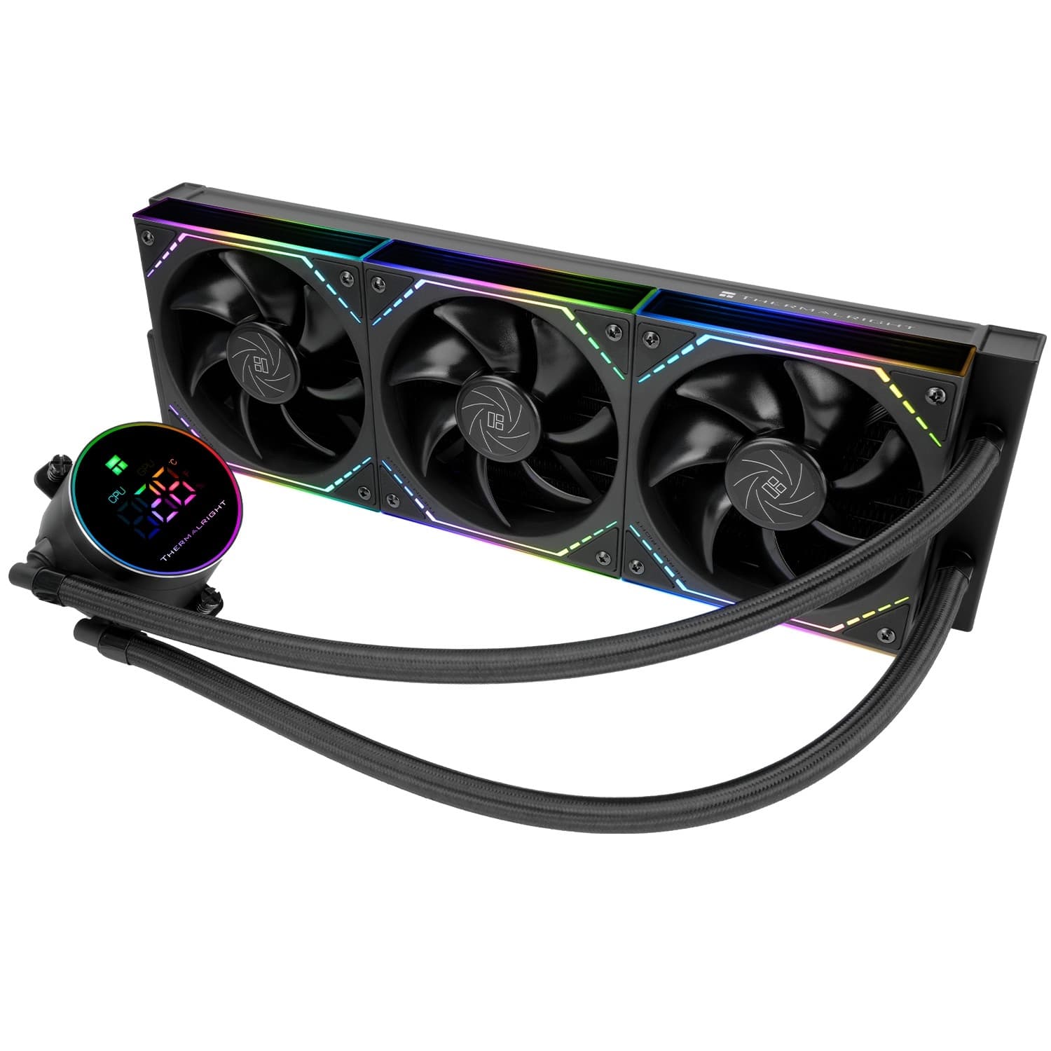 Thermalright Система водяного охлаждения Frozen Magic 360 Digital ARGB Black V2 / 3x120mm ARGB PWM Fans / TRFM360DABV2