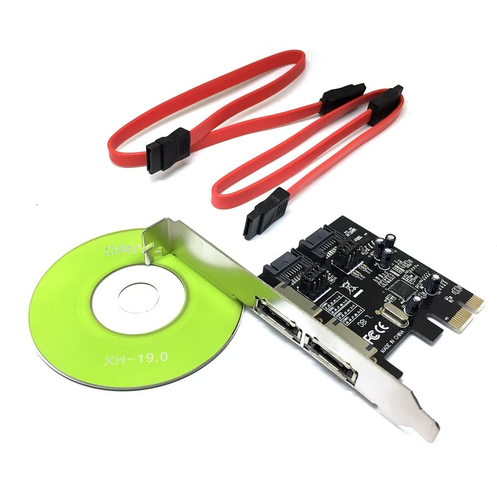 Espada Контроллер PCI-E, SATA3 2 int + 2 ext, ASM1061 (ES3A1061), oem