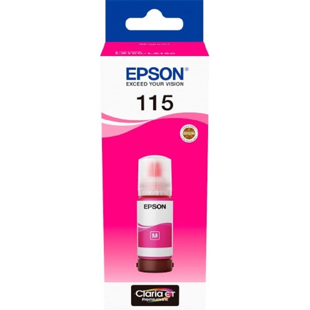 EPSON C13T07D34A Контейнер 115 с пурпурными чернилами для L8160/L8180