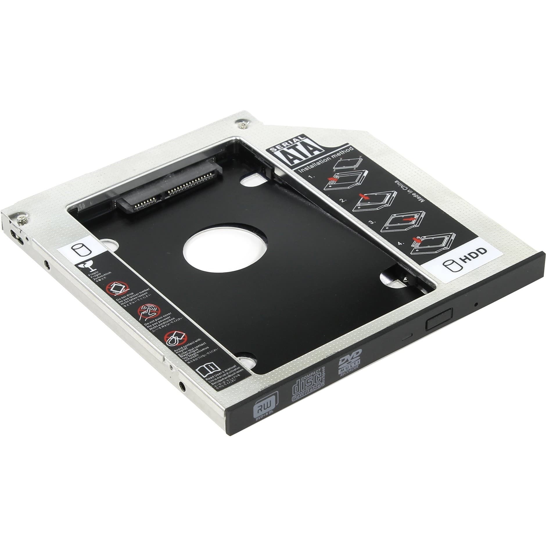 ORIENT Адаптер UHD-2SC9, для 2.5” SATA HDD для установки в SATA отсек оптического привода ноутбука 9.5 мм