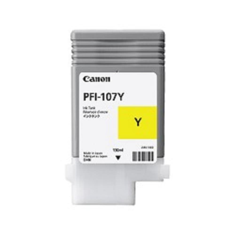 Canon PFI-107Y 6708B001 Картридж для iPF680/685/770/780/785, Желтый, 130ml