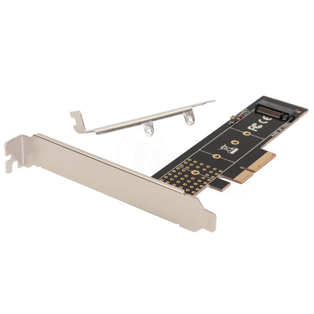 ORIENT C300EN, Переходник PCI-Ex4->M.2 M-key NVMe SSD, тип 2230/2242/2260/2280/22110, 2 планки крепления в комплекте