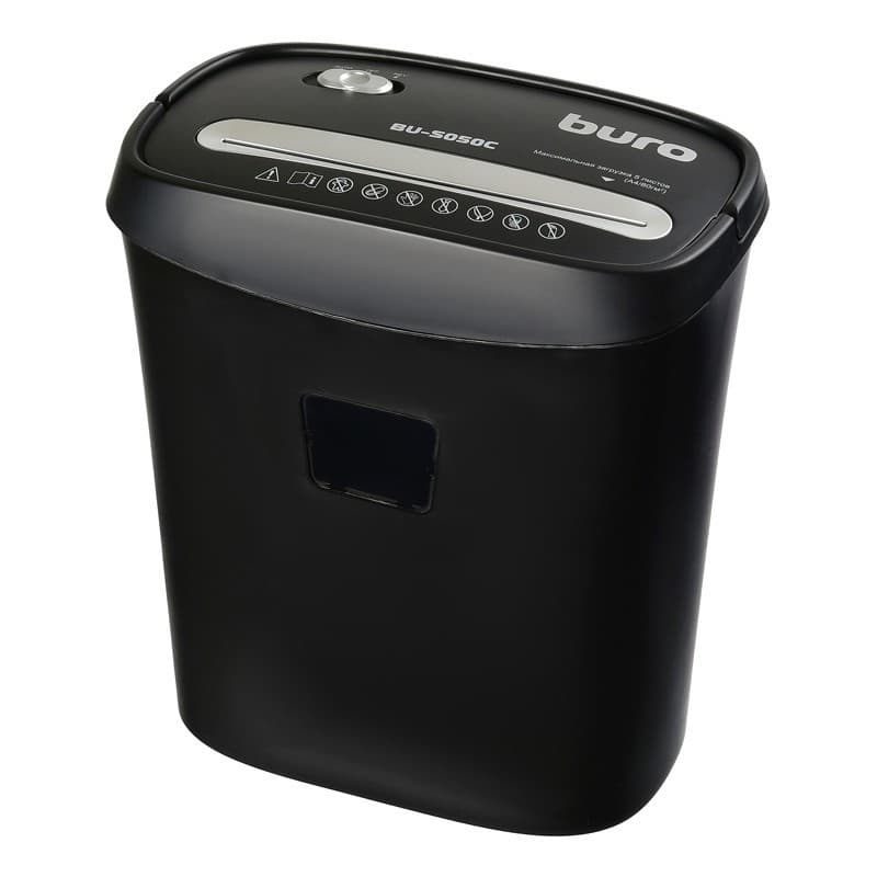 Buro Уничтожитель Home BU-S050C (секр.P-3)/фрагменты/5лист./13лтр./пл.карты) {1061588}