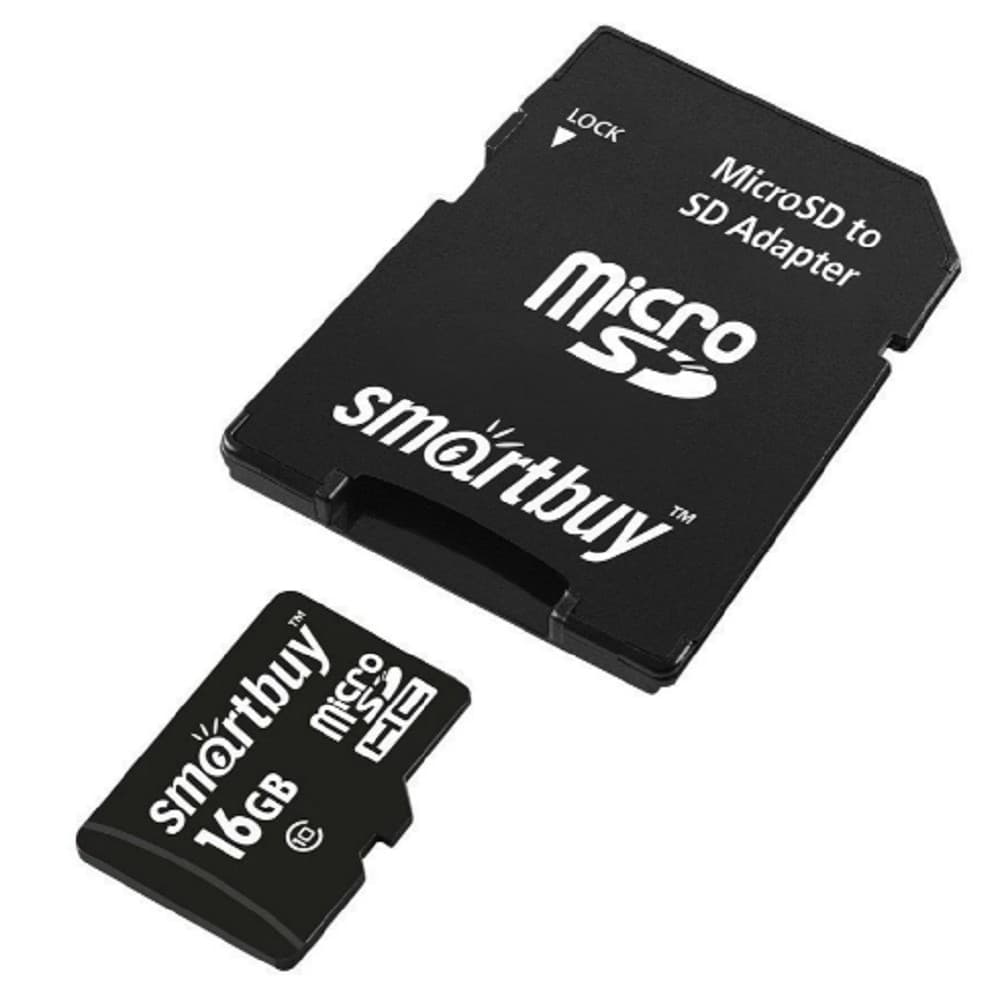 Micro SecureDigital 16Gb Smartbuy SB16GBSDCL10-01LE