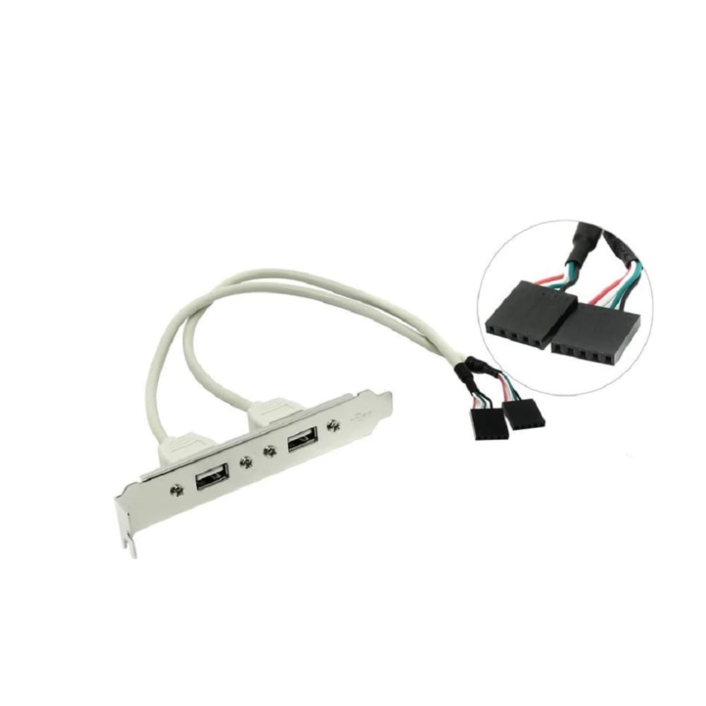 Espada Планка в корпус USB2.0 -2 порта, (EBRCT-2PrtUSB2)