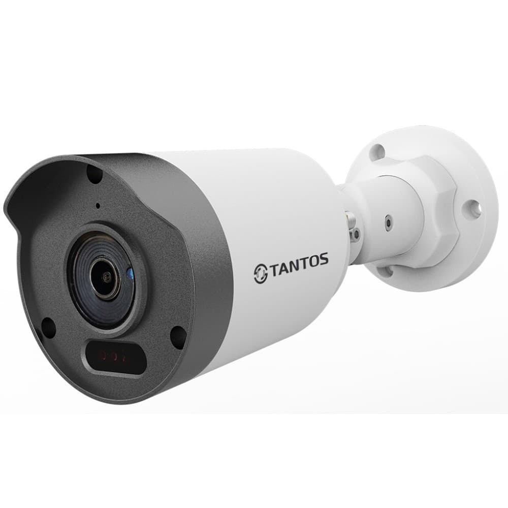 Камера видеонаблюдения аналоговая Tantos TSc-P2FA 2.8-2.8мм HD-CVI HD-TVI цв. корп.:белый/черный