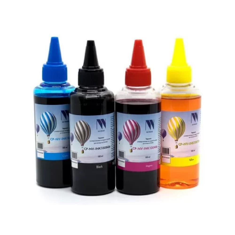NV-INK100Br-4 Чернила NV PRINT универсальные на водной основе для аппаратов Brother комплект 4 ц