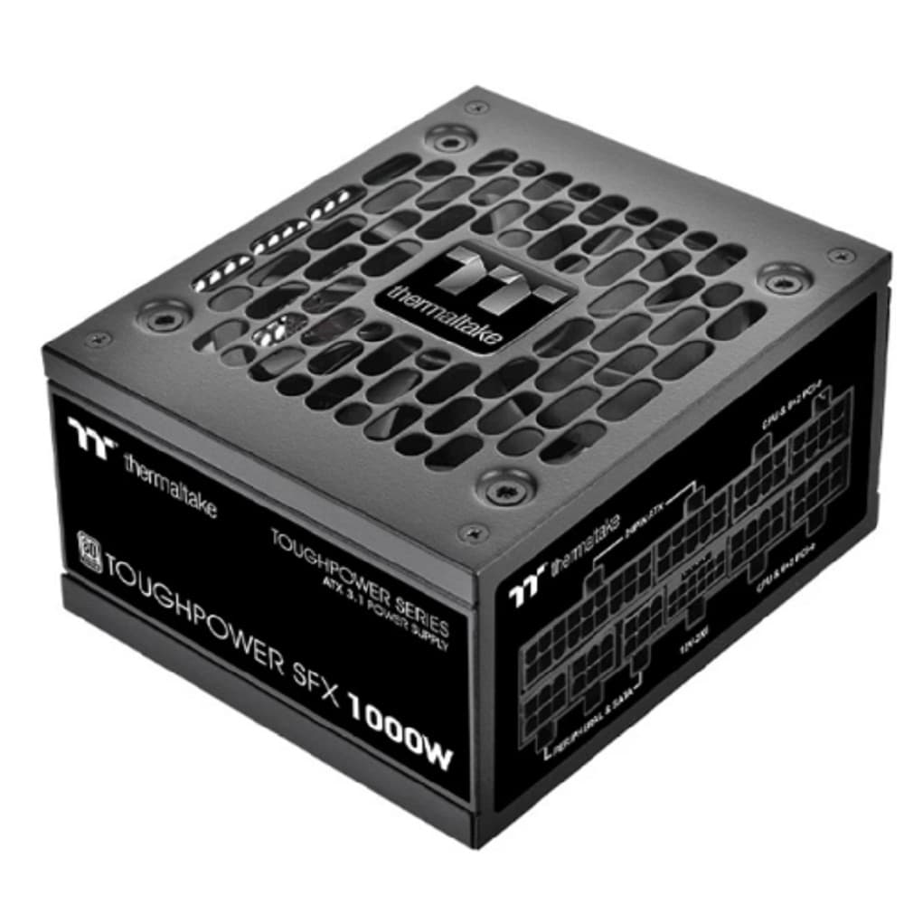 Блок питания Thermaltake Toughpower SFX 1000W /Fully Modular/Non Light/Full Range/Analog/80 Plus Gold/EU/100% JP CAP/All Flat Cables/Gen 5