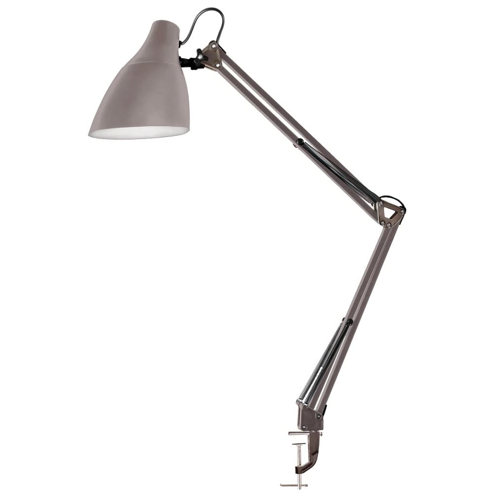 Camelion KD-335 C26 тауп (Свет-к настольн.с метал. струбциной, 230V, 40W, E27)