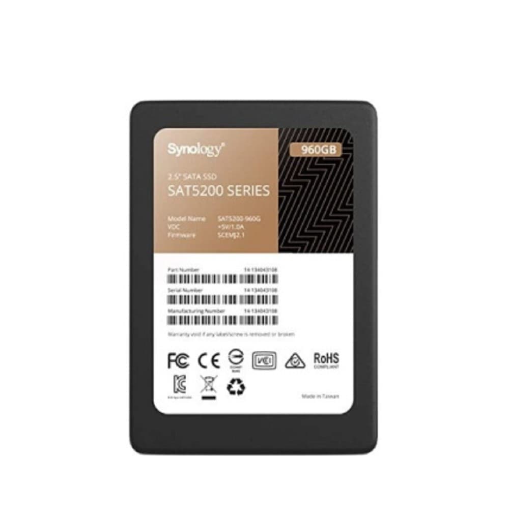 Твердотельный накопитель SYNOLOGY SATA 25" 960GB 6GB/S SAT5221-960G