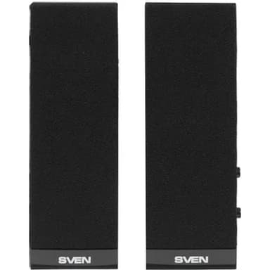 Повреждение упаковки SVEN 230, черный {2.0, 2 х 2 W RMS}