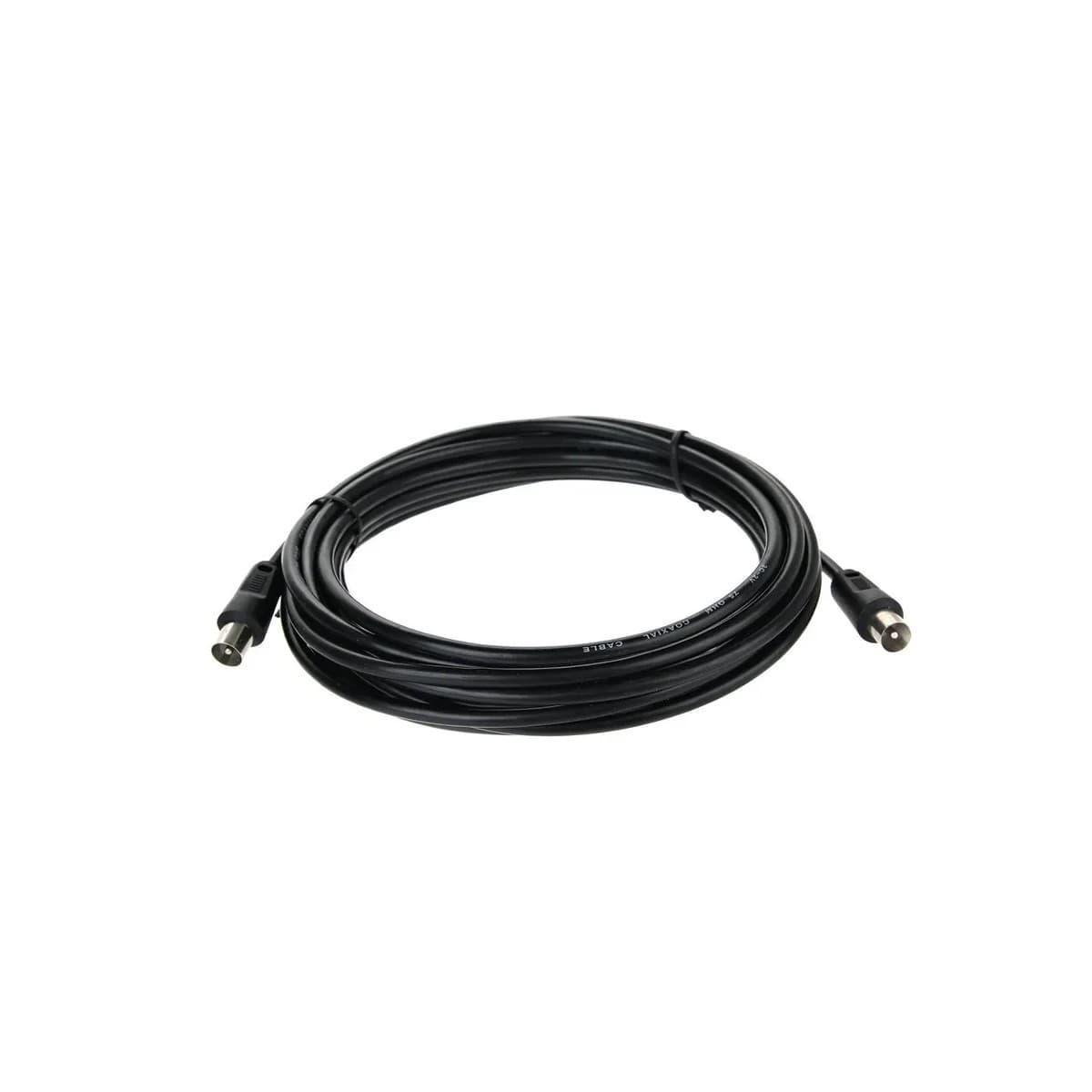 Кабель соединительный антенный 9.5mm, 75Ом,ТВ-М-->ТВ-M, 5m, Telecom (TTV9555-5M)