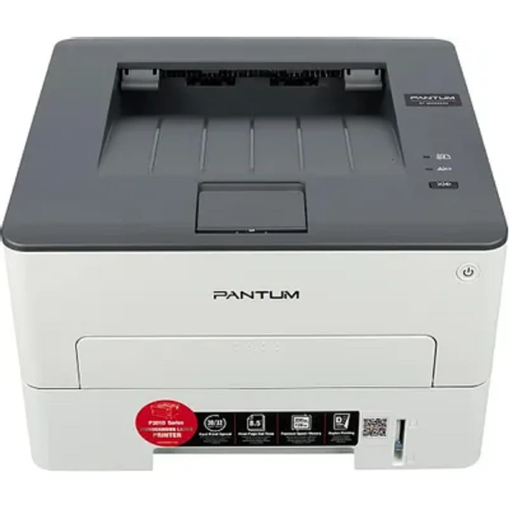 Pantum P3010D Принтер, Mono Laser, дуплекс, A4, 30стр/мин, 1200 х 1200dpi, 128Mb, USB, стартовый картридж 1000стр., серый корпус (P3010D)
