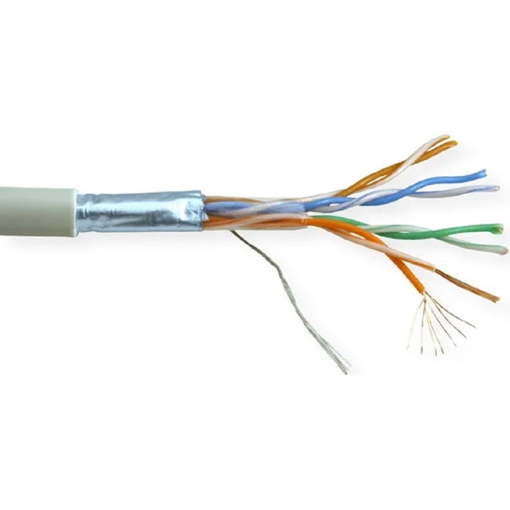 5bites Кабель FT5725-100A витая пара FTP / STRANDED / 5E / 24AWG / CCA / PVC / 100M