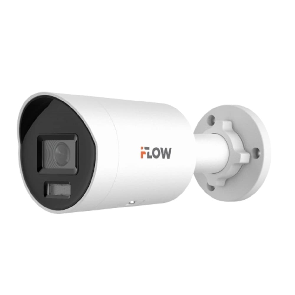 iFLOW F-IC-2142C2M(6mm) Value 4Мп уличная цилиндрическая IP-камера с гибридной Smart подсветкой до 40м и технологией SharpSense