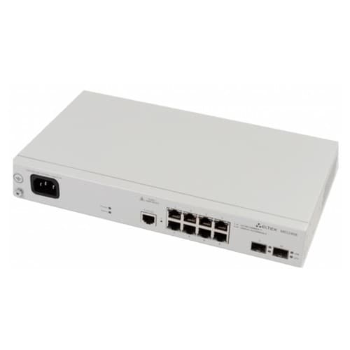 ELTEX MES2408P_AC Ethernet-коммутатор 8 портов 10/100/1000 Base-T (PoE/PoE+), 2 порта 1000Base-X (SFP), 220V AC